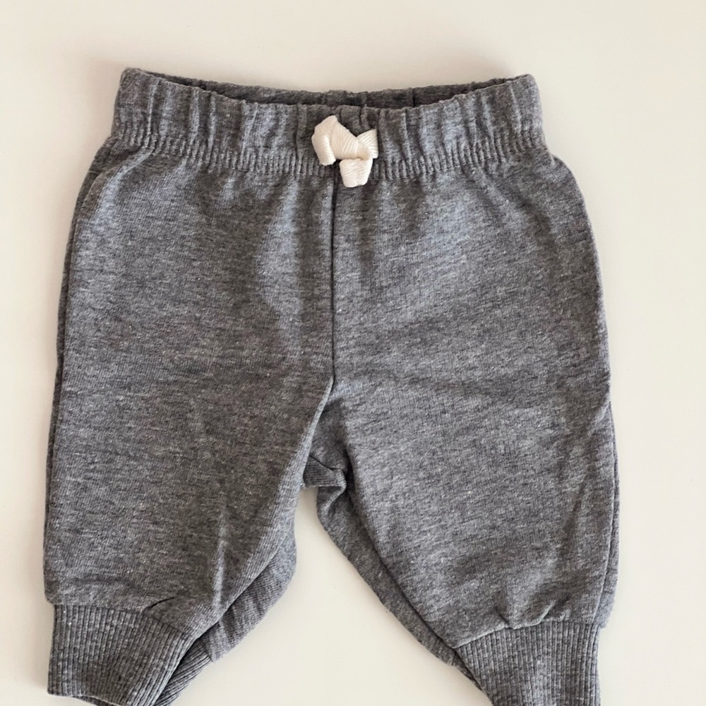 Carter's Heather Gray Newborn Joggers